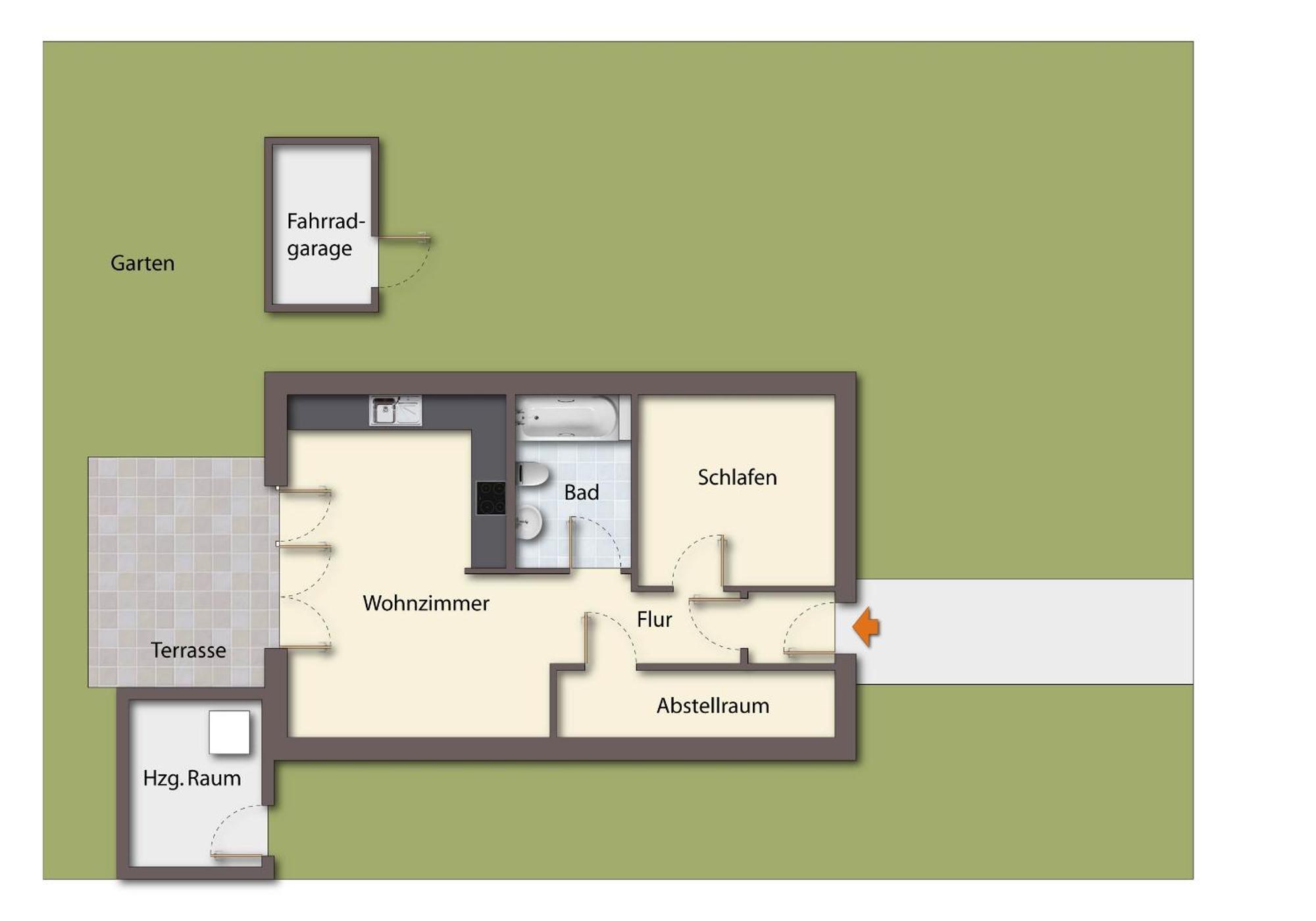 דורנומרזיל Ferienwohnung Liegeplatz מראה חיצוני תמונה
